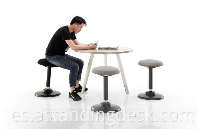 Muebles de trabajo de oficina de calidad de alta calidad silla de taburete de bamboleo de altura ajustable